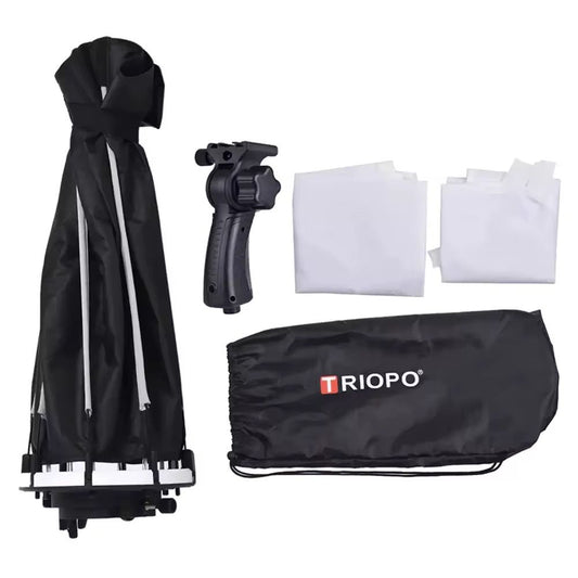 FLASH TT520II +SOFTBOX TRIOPPO 65CM+trepied 2M